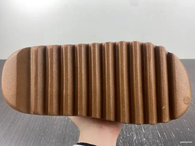 Slide Yeezy Adidas FZ5896 Flax 0604